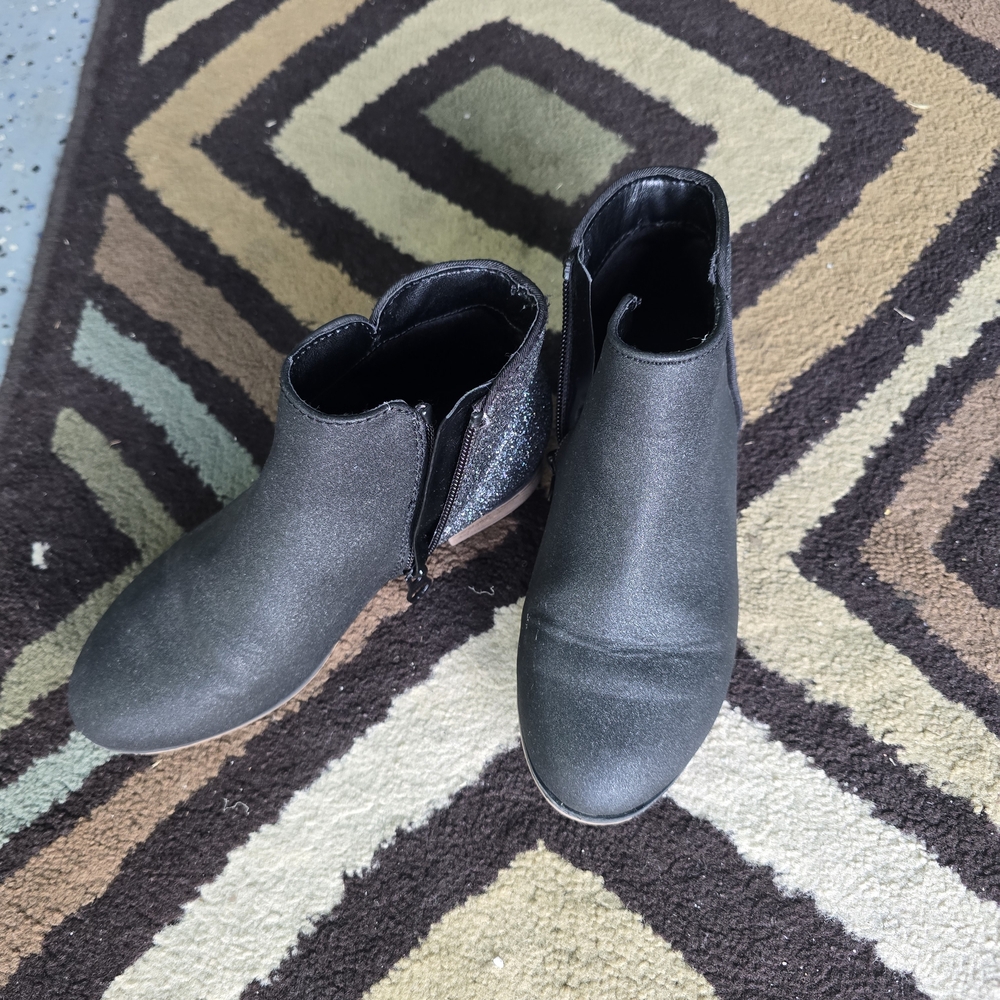 Cat & Jack Black Kids Boots